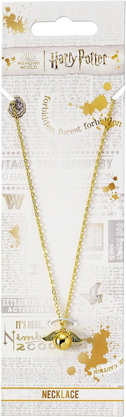 Harry Potter - Cute Charm Golden Snitch Necklace