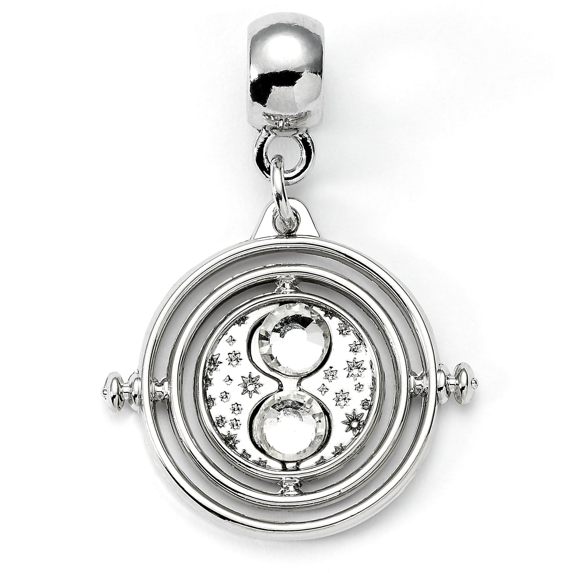 Harry Potter Time Turner Silver Plated Slider Charm