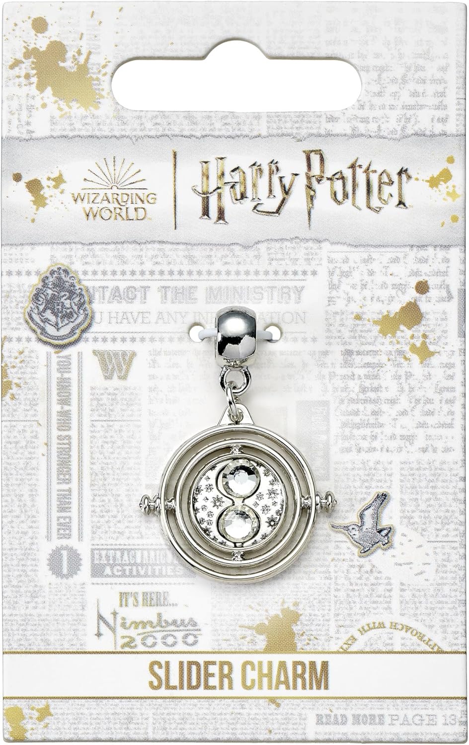 Harry Potter Time Turner Silver Plated Slider Charm