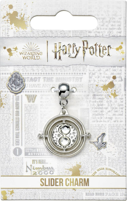 Harry Potter Time Turner Silver Plated Slider Charm