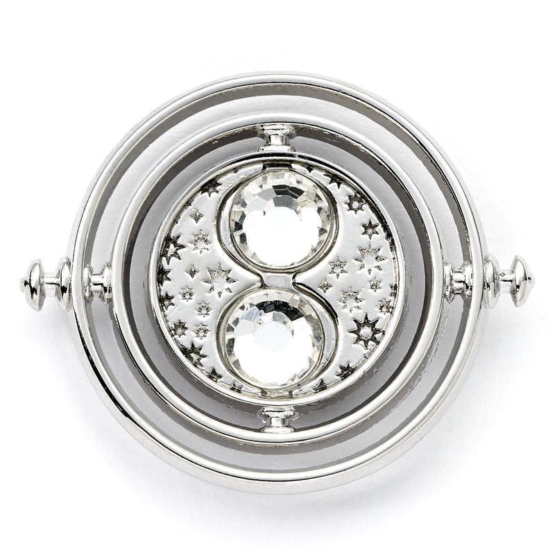 Harry Potter Time Turner Silver Plated Pin Badge