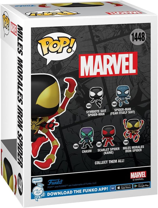 Funko Pop! Marvel: Spider-Man Comics - Miles Morales Iron Spider with Chase (Styles May Vary