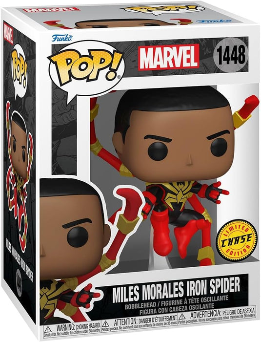 Funko Pop! Marvel: Spider-Man Comics - Miles Morales Iron Spider with Chase (Styles May Vary
