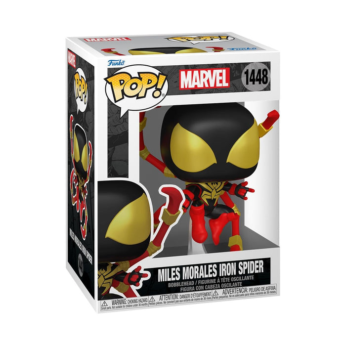 Funko Pop! Marvel: Spider-Man Comics - Miles Morales Iron Spider with Chase (Styles May Vary