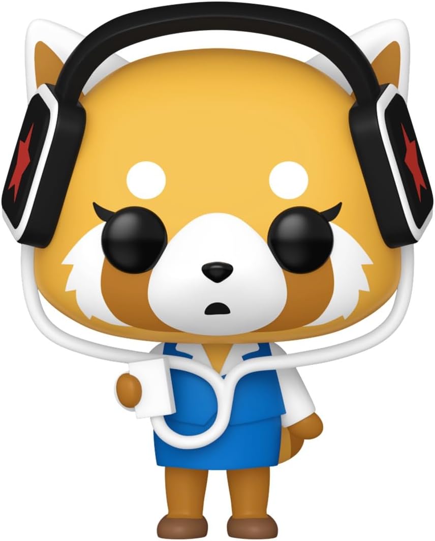 Funko Pop! Sanrio: Aggretsuko - With Headphones - Collectable Vinyl Figure - Gift Idea - Official Merchandise - Toys for Kids & Adults - Anime Fans - Model Figure for Collectors and Display