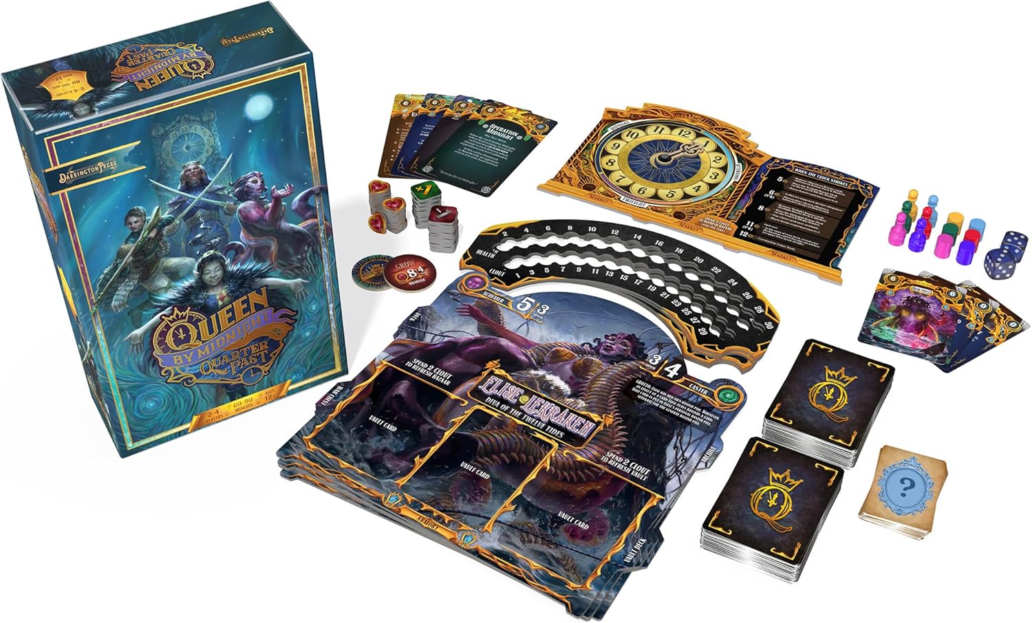 Critical Role: Queen by Midnight: Quarter Past - Standalone Expansion, Deck-Building Board Game, Princess Battle-Royal Fight, Ages 12+, 2-4 Players