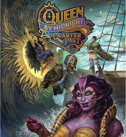 Critical Role: Queen by Midnight: Quarter Past - Standalone Expansion, Deck-Building Board Game, Princess Battle-Royal Fight, Ages 12+, 2-4 Players
