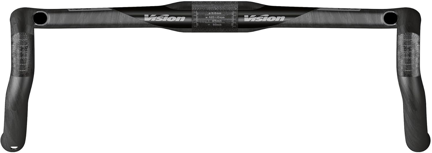 Vision TriMax Carbon Aero Compact Road Bike Handlebar 38cm, 31.8mm