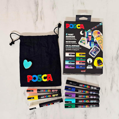 Posca PC-5M Set 8P