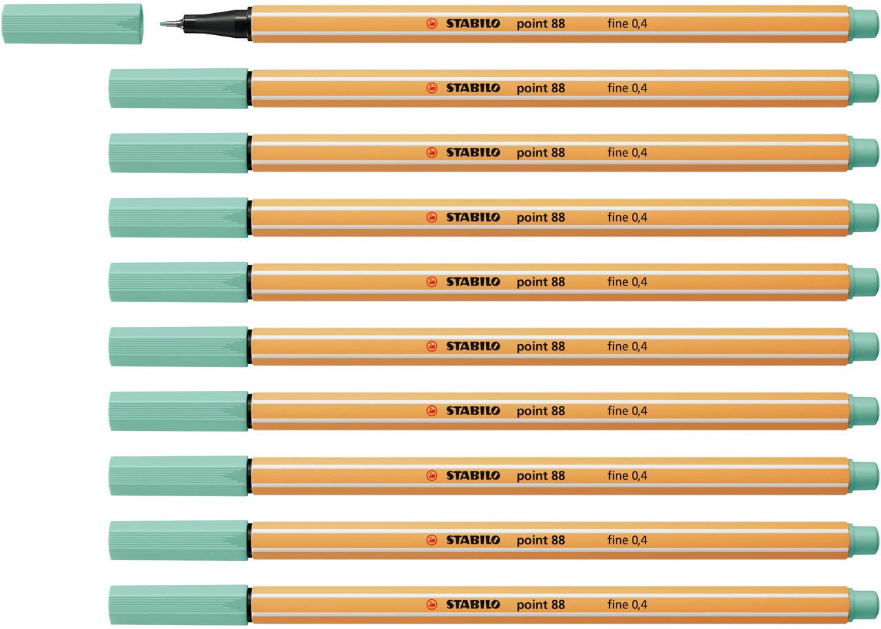 STABILO Fineliner point 88-10er Pack - eukalyptus