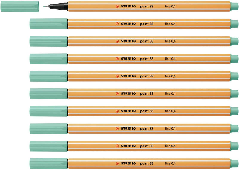 STABILO Fineliner point 88-10er Pack - eukalyptus