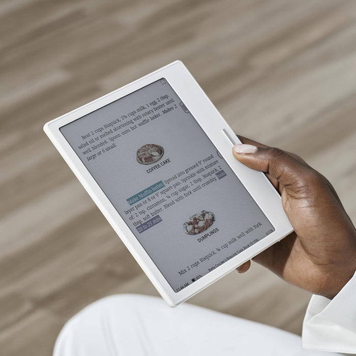 BOOX Go Color 7 ePaper Tablet 7” Kleur 64 GB Android 12 E-Ink Voorlicht BT WiFi (Wit