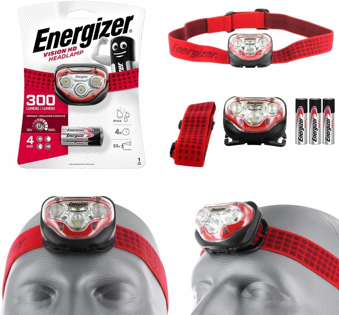 Energizer - Vision Headlamp Hd 300 Lumen