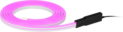 EGLO connect.z Smart-Home LED Strip Flatneon-Z, lichtstrip 5 m, ZigBee, LED strip, app en Alexa spraakbesturing, lichtkleur (warm wit-koud wit), RGB, dimbaar, IP44