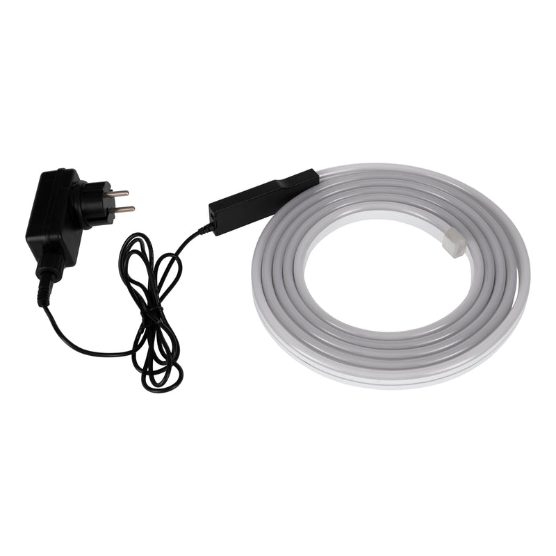 EGLO connect.z Smart-Home LED Strip Flatneon-Z, lichtstrip 5 m, ZigBee, LED strip, app en Alexa spraakbesturing, lichtkleur (warm wit-koud wit), RGB, dimbaar, IP44