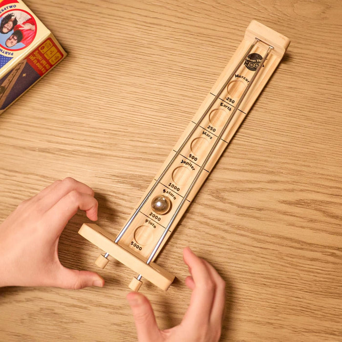 WHAT DO YOU MEME? Shoot The Moon Game, Balancing Game with Moon Ball, Table Games, Retro Games, Traditional Wooden Game for Kids and Adults Ages 8+ by Relatable & Games4two, Gray