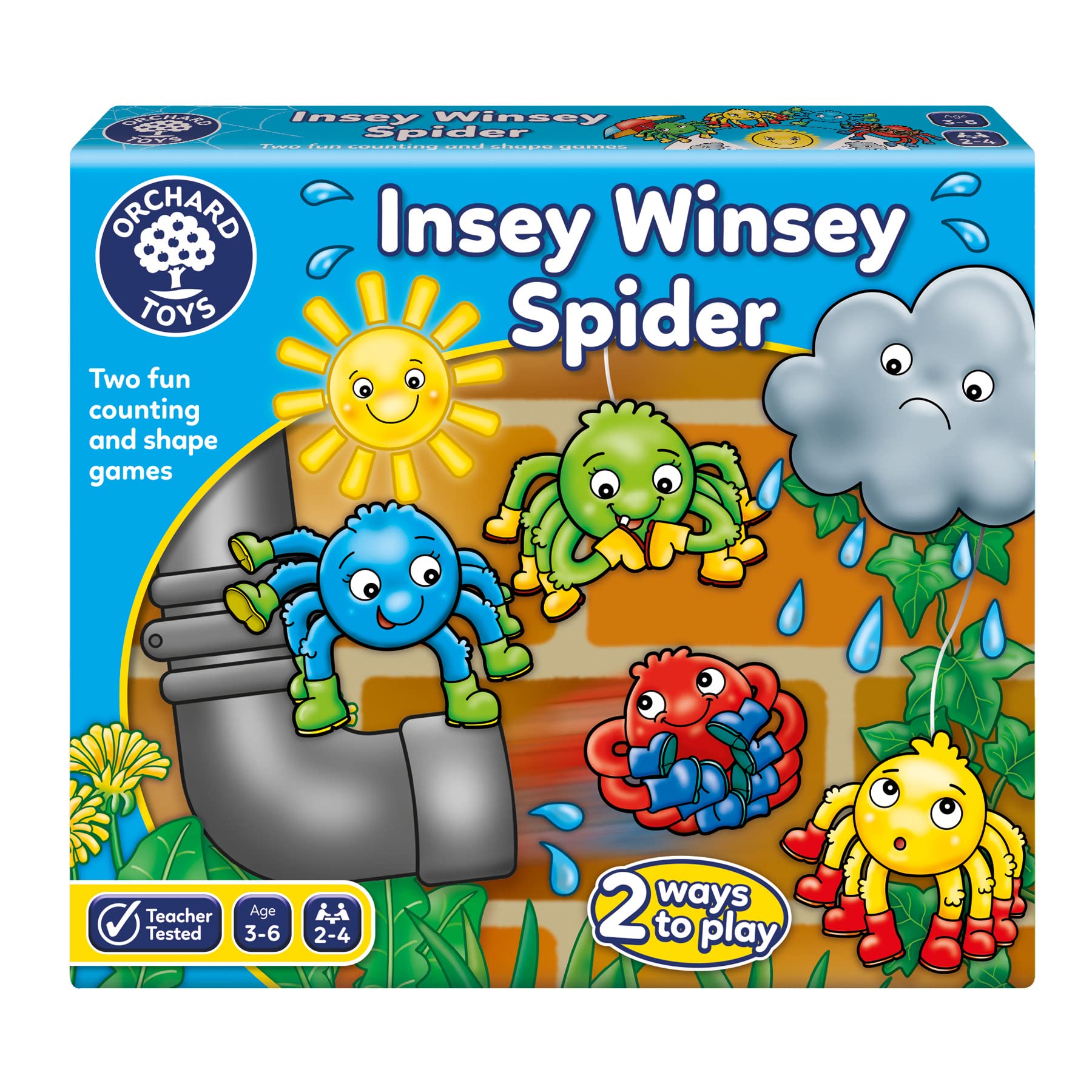 Orchard_Toys Insey Winsey Spider - Juego educativo para aprender a contar y las formas (importado de Reino Unido