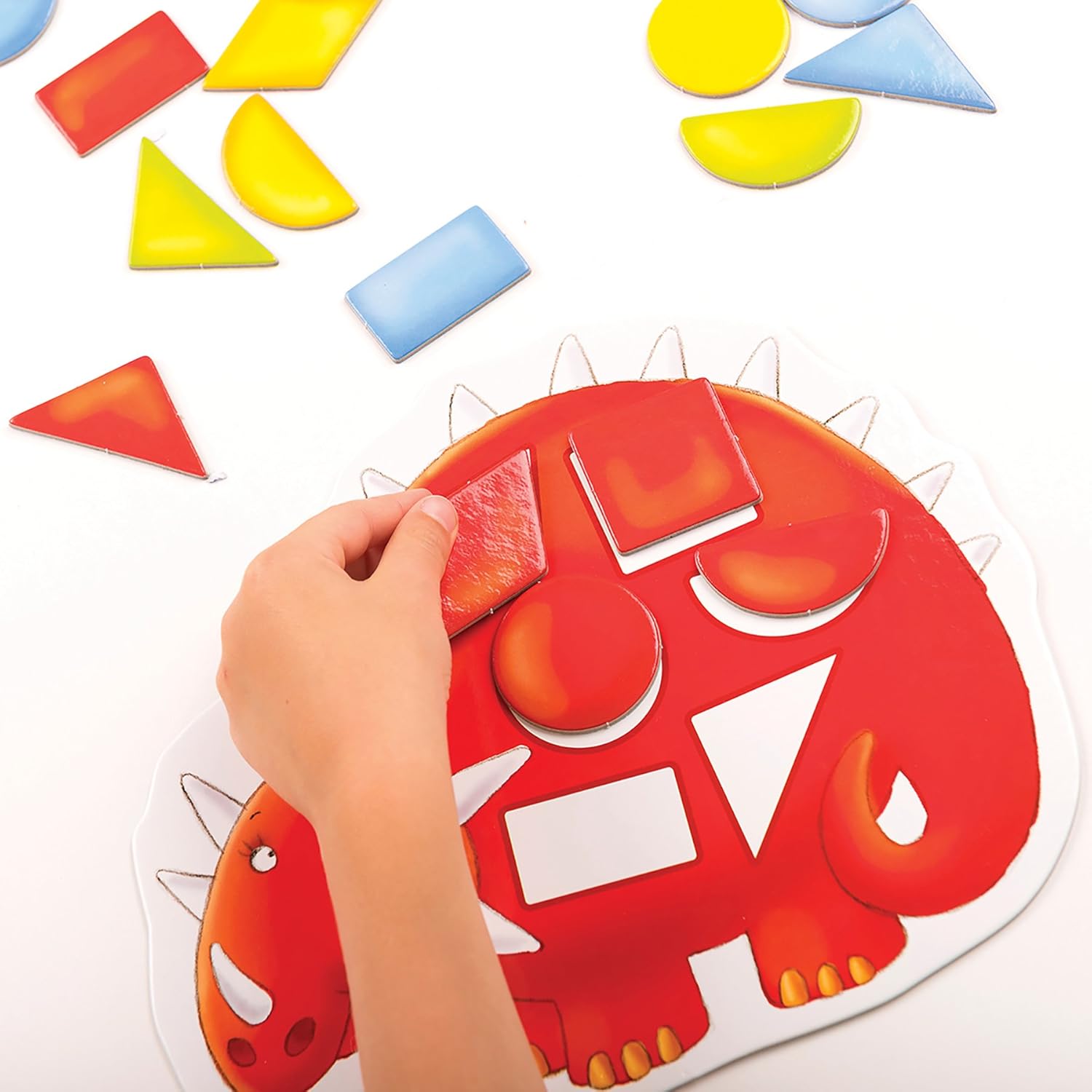 Orchard Toys Dotty Dinosaurs Game, Colour and Shape Game for Children, 2 Games in 1, Perfect for Children Age 3-6, Educational Toy Game
