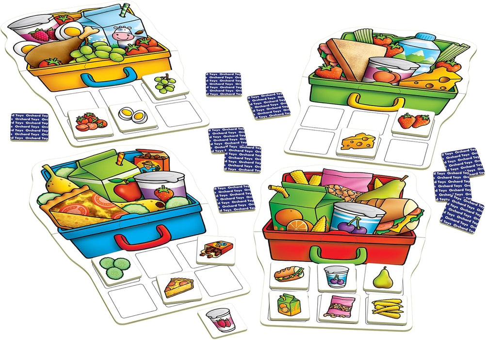 Orchard Toys Lunch Box Game, A Fun Memory Game, Perfect For Children Age 3-7, Educational Game Toy, Family Game