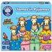 Orchard Toys Llamas in Pyjamas Mini Game, Small and Compact, Travel Game, Educational Game, Holiday Game, Perfect For Toddlers, Kids Age 3-6, Ideal Stocking Filler