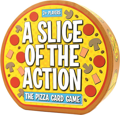 Gift Republic Slice of The Action Pizza Challenge Juego de Cartas Familiar Divertido Juego de Mesa para 2 Jugadores