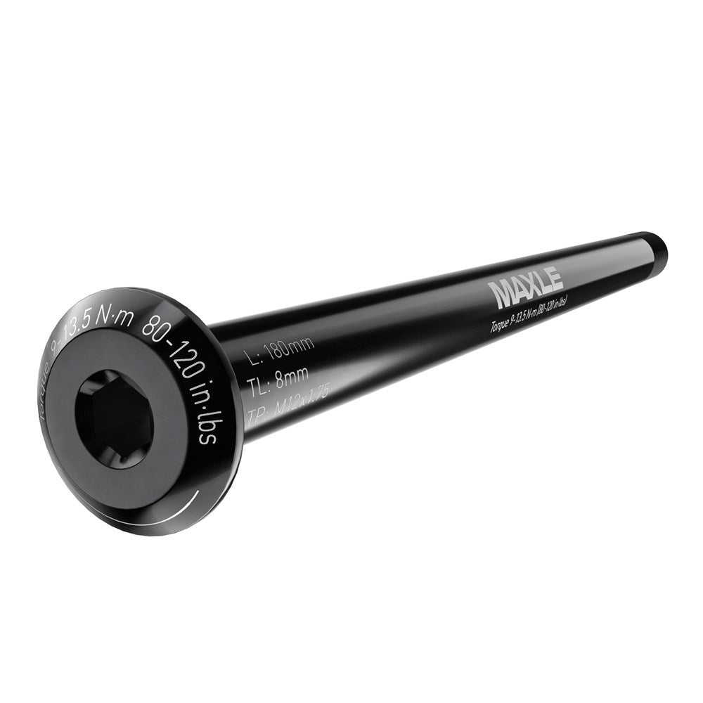 SRAM Axle Maxle Stealth Rear, Length 180mm, Thread Length 13mm, Thread Pitch M12X1.0 Boost Udh Black