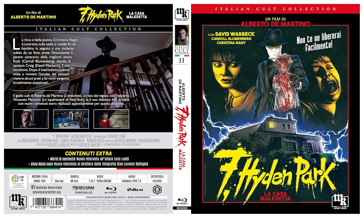 7, Hyden Park - La Casa Maledetta - (Italian Import)