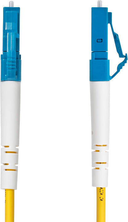 StarTech.com 3m (9.8ft) LC to LC (UPC) OS2 Single Mode Simplex Fiber Optic Cable, 9/125µm, 40G/100G, LSZH Fiber Patch Cord