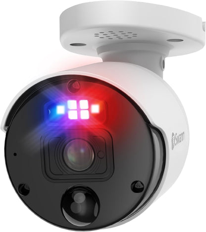 12MP Bullet Enforcer IP Digital Still Camera w 2 Way Audio and Siren - 1 Pack