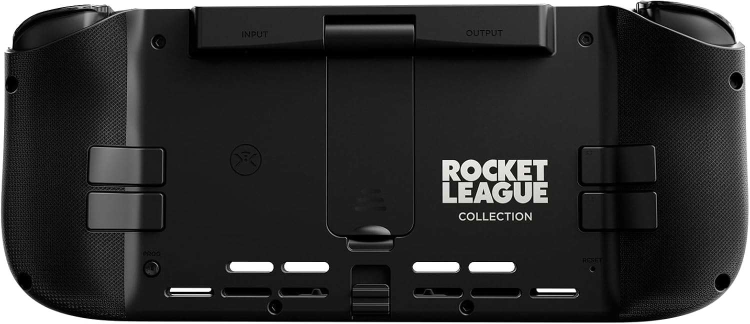 CRKD Nitro Deck - Professional Handheld Controller Deck with Zero Stick Drift for Nintendo Switch and Switch OLED (Rocket League Silver Edition