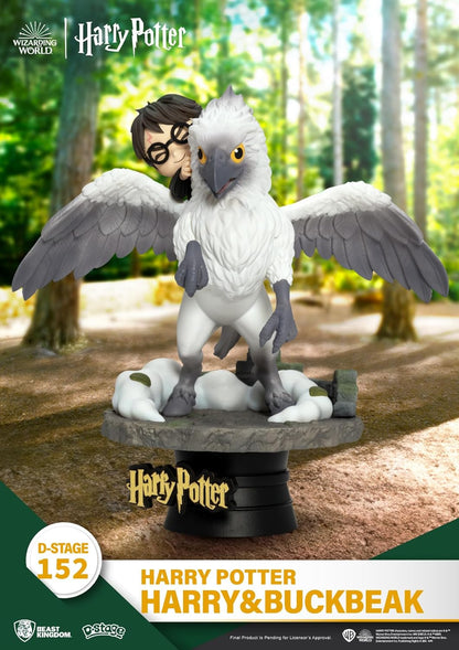 Beast Kingdom Harry Potter diorama PVC D-Stage Harry & Buckbeak 16 cm, BKDDS-152HP