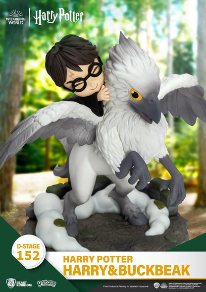 Beast Kingdom Harry Potter diorama PVC D-Stage Harry & Buckbeak 16 cm, BKDDS-152HP