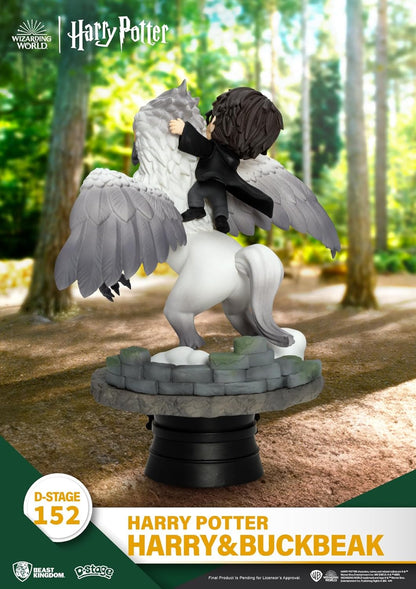 Beast Kingdom Harry Potter diorama PVC D-Stage Harry & Buckbeak 16 cm, BKDDS-152HP