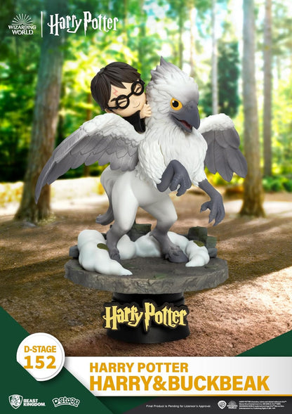 Beast Kingdom Harry Potter diorama PVC D-Stage Harry & Buckbeak 16 cm, BKDDS-152HP