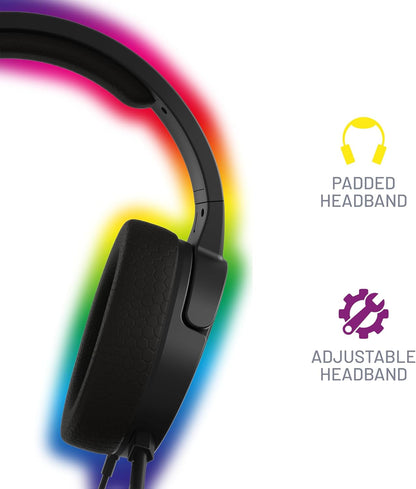 Stealth PANTHER Premium Gaming Headset For XBOX PS4/PS5 Switch PC - LED