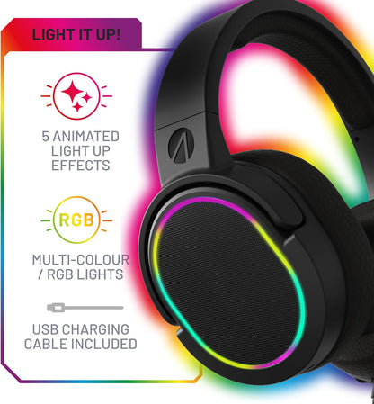 Stealth PANTHER Premium Gaming Headset For XBOX PS4/PS5 Switch PC - LED