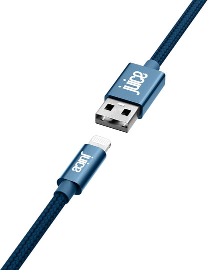 Juice 2m Apple iPhone Lightning Cable | iPhone 13, Max, Pro and Mini | iPhone12, Max, Pro and Mini | iphone 11, Pro, X, Xr | iPhone 8, 7, 6, SE | iPad –