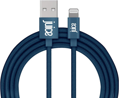 Juice 2m Apple iPhone Lightning Cable | iPhone 13, Max, Pro and Mini | iPhone12, Max, Pro and Mini | iphone 11, Pro, X, Xr | iPhone 8, 7, 6, SE | iPad –
