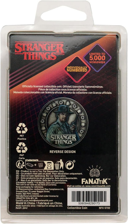 FaNaTtik Stranger Things Eleven and Hopper Collectible Coin