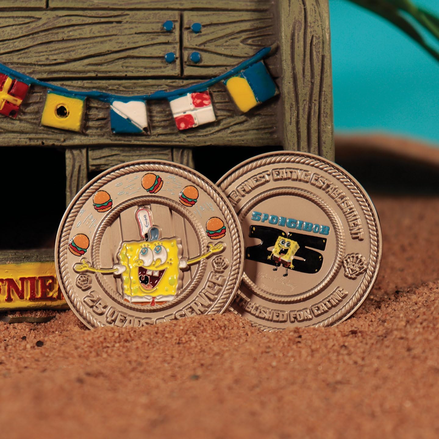 FaNaTtik SpongeBob SquarePants 25 Years of Service Collectible Coin