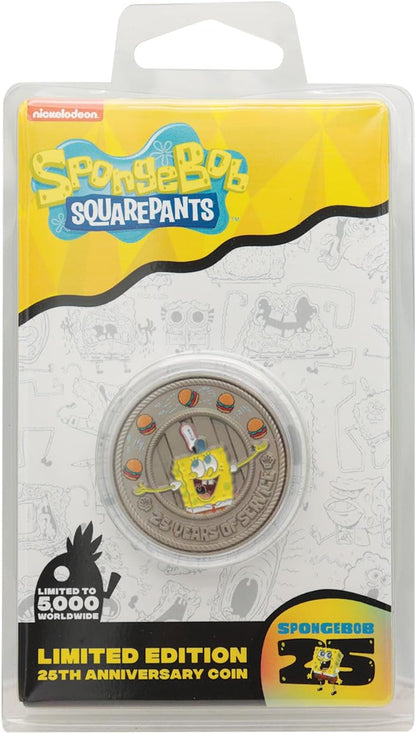 FaNaTtik SpongeBob SquarePants 25 Years of Service Collectible Coin
