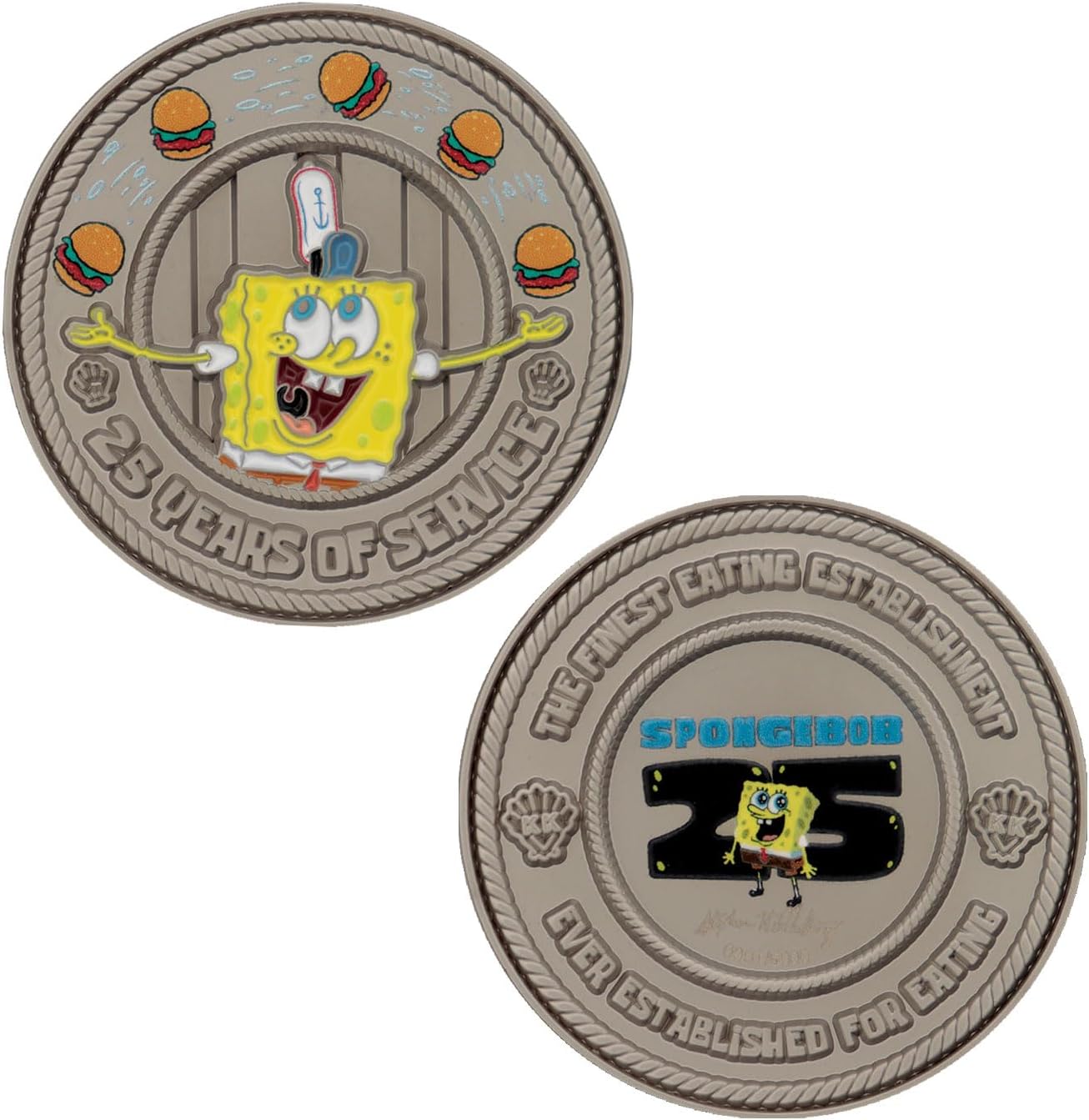 FaNaTtik SpongeBob SquarePants 25 Years of Service Collectible Coin