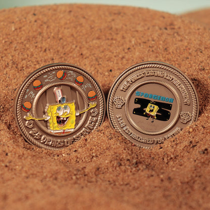 FaNaTtik SpongeBob SquarePants 25 Years of Service Collectible Coin