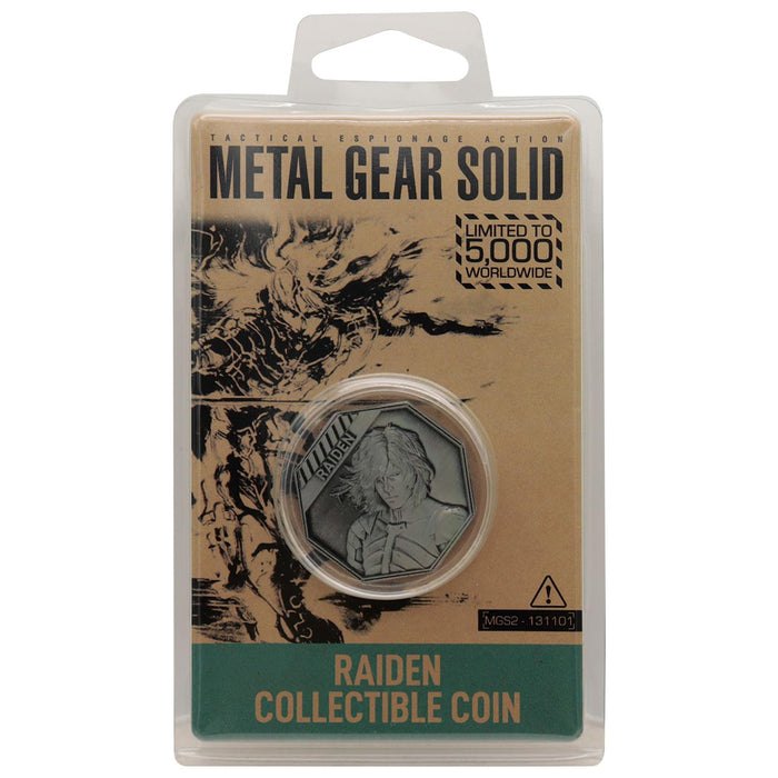 FaNaTtik Metal Gear Solid 2 Raiden Collectible Metal Coin