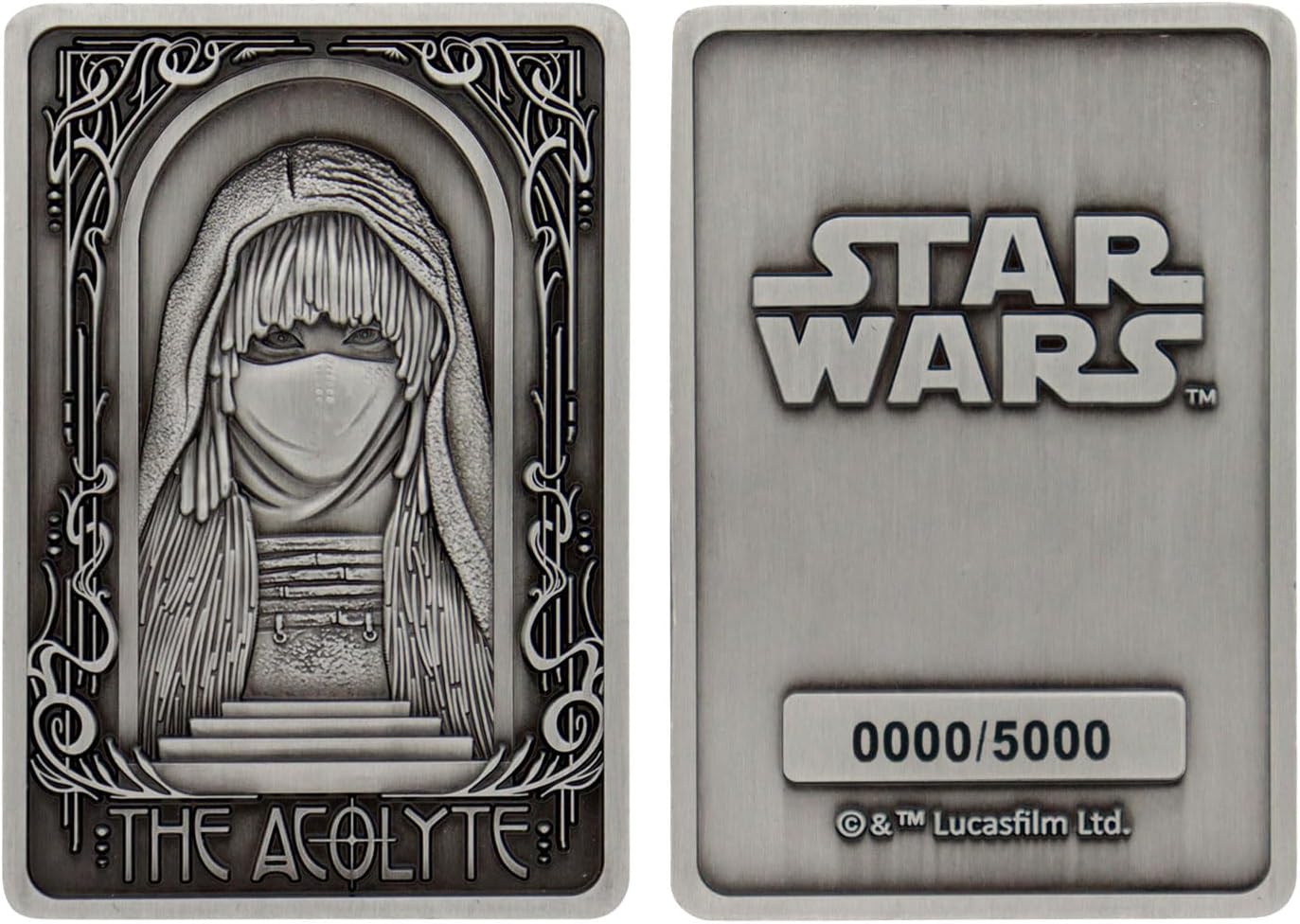 FaNaTtik Star Wars The Acolyte Limited Edition Metal Collectible Ingot