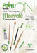 Clairefontaine 975741C Collé PaintON multifunctioneel blok, 30 vellen, multifunctioneel papier, 100% gerecycled, met zijdeglans, wit, A4, 21 x 29,7 cm, 250 g