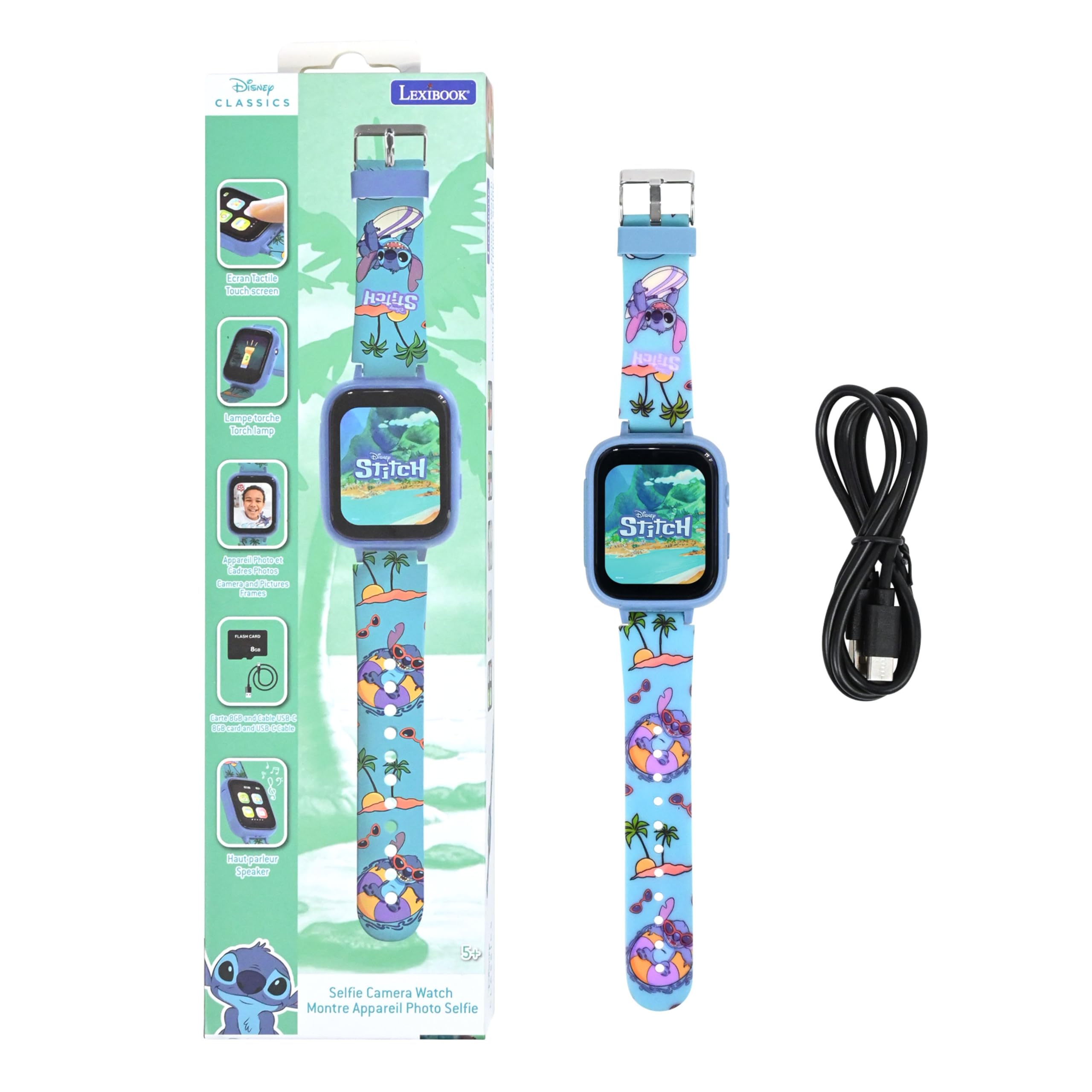 LEXIBOOK, Selfie Camera Horloge Stitch