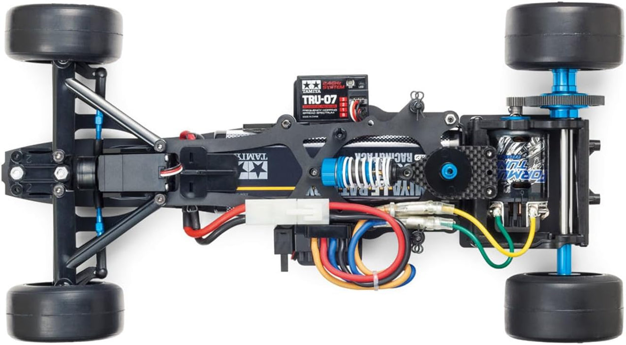 TAMIYA 742ba63d-e385-4d1c-806a-ae710c98429e F104 Pro II 58652-1:10 RC, Remote Controlled Car/Vehicle, Model Building, Kit, Hobby, Assembly, Chassis, Unvarnished