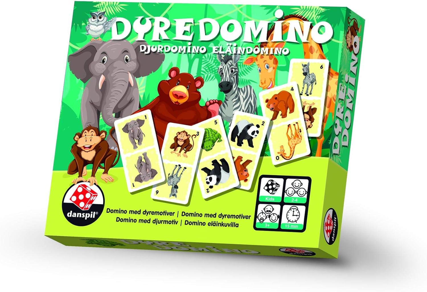 DANSPIL Dyredomino