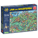 Jumbo Spiele GmbH JUM01815 Jan Van Haasteren: Voetbal EM 2024 (1000 stukjes